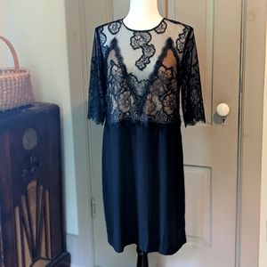 Sandro Paris Lace Dress. EUC. Size 3.